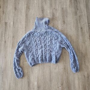 Emma + Asher Crochet Turtleneck